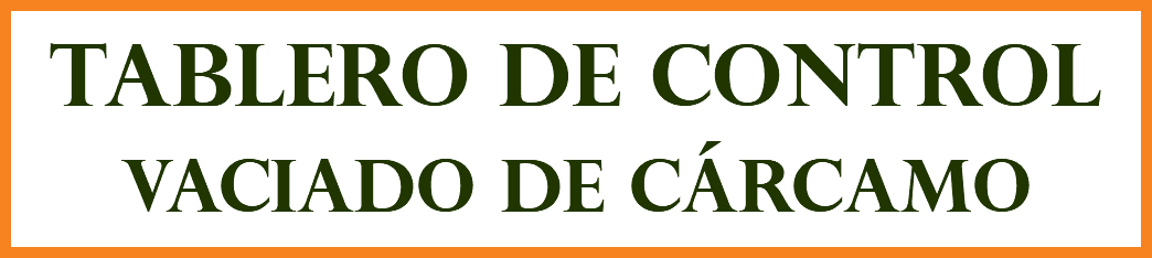 TABLERO DE CONTROL VACIADO DE CÁRCAMO