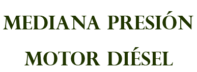 mediana presión motor diésel