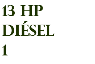 13 HP DIÉSEL 1